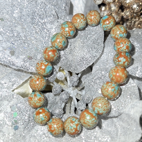 One Bracelet I Size 8mm & up I Natural Stone I Beads & Stretchable Band - Picture 3 of 16